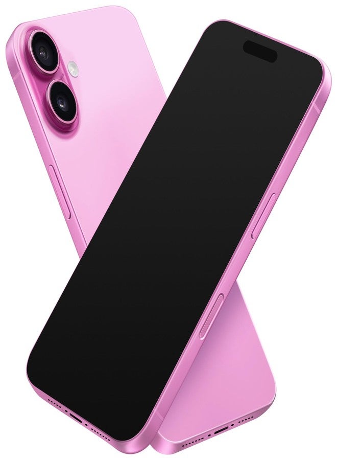 Faawxlo Fake Phone Dummy PropPhone, BlackScreen Decoy PhonePear PhoneNon-Working Phone16 16Pro Max for Kid Play, DisplayPhone Look Like Real Phonepro max16 (16,Pink,Black Screen) - Image 1